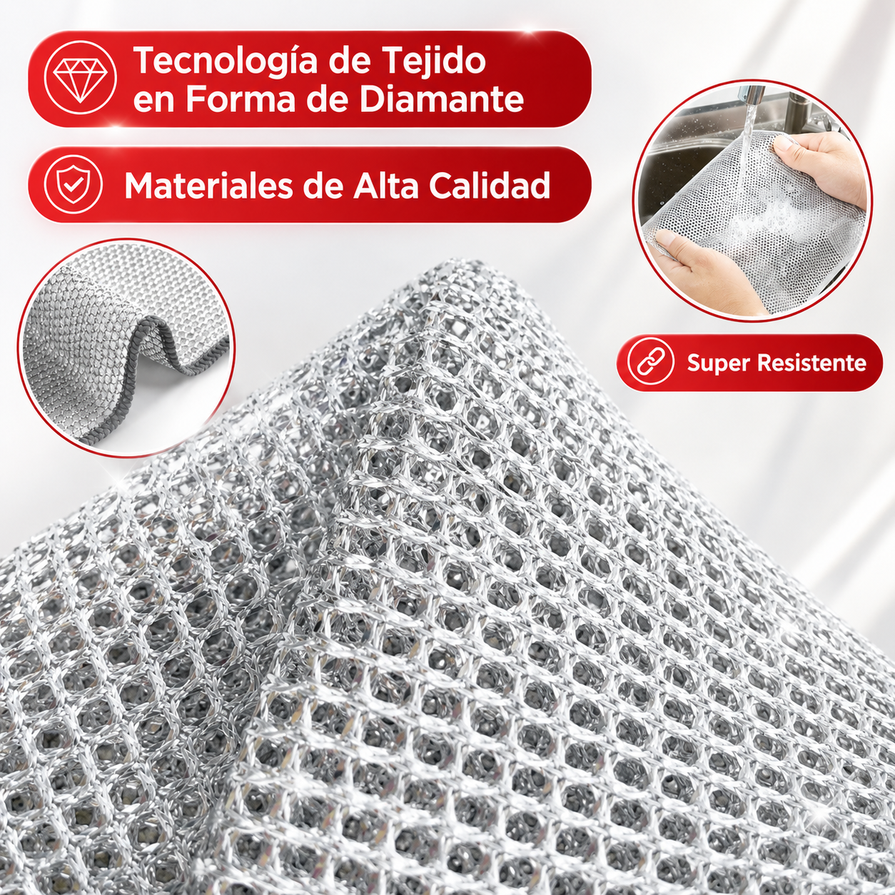 Pack de 20 Rejillas Metalicas - No daña ollas