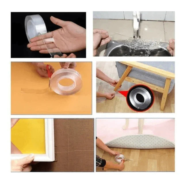 Pack 2x1 -  Cinta doble faz lavable y reutilizable